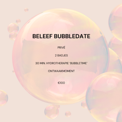 Cadeaubon Sessie BELEEF BUBBLEDATE.